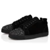 Louis Jr P Perla – Sneakers – Pelle di vitello scamosciata e strass – Nero – Uomo Louis Jr P Perla – Sneakers – Pelle di vitello scamosciata e strass – Nero – Uomo