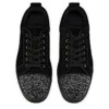 Louis Jr P Perla – Sneakers – Pelle di vitello scamosciata e strass – Nero – Uomo Louis Jr P Perla – Sneakers – Pelle di vitello scamosciata e strass – Nero – Uomo