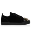 Louis Junior P Pik Pik Strass – Sneakers – Pelle di vitello scamosciata – Nero – Uomo Louis Junior P Pik Pik Strass – Sneakers – Pelle di vitello scamosciata – Nero – Uomo