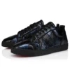 Louis Junior – Sneakers – Patchwork in pelle di serpente d’acqua – Nero – Uomo