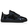 Louis Junior – Sneakers – Patchwork in pelle di serpente d’acqua – Nero – Uomo