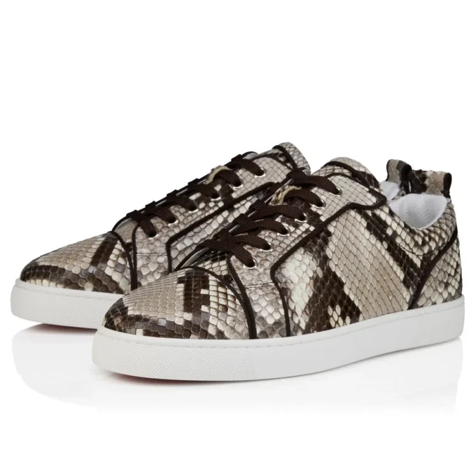 Louis Junior – Sneakers – Pelle di pitone – Roccia – Uomo Louis Junior – Sneakers – Pelle di pitone – Roccia – Uomo