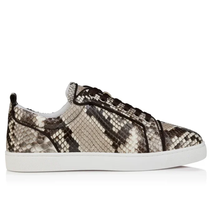 Louis Junior – Sneakers – Pelle di pitone – Roccia – Uomo Louis Junior – Sneakers – Pelle di pitone – Roccia – Uomo