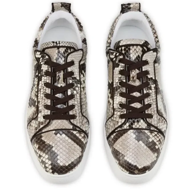 Louis Junior – Sneakers – Pelle di pitone – Roccia – Uomo Louis Junior – Sneakers – Pelle di pitone – Roccia – Uomo