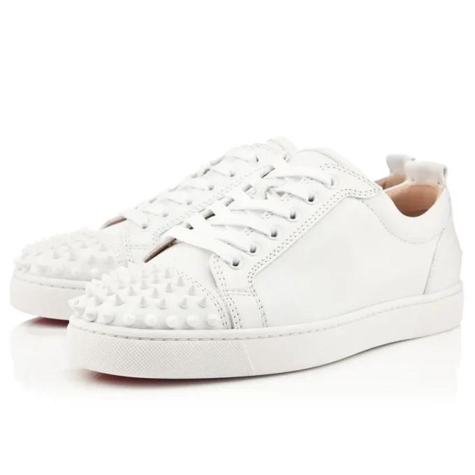 Louis Junior Spikes – Sneakers – Pelle di vitello e borchie – Bianco – Uomo Louis Junior Spikes – Sneakers – Pelle di vitello e borchie – Bianco – Uomo