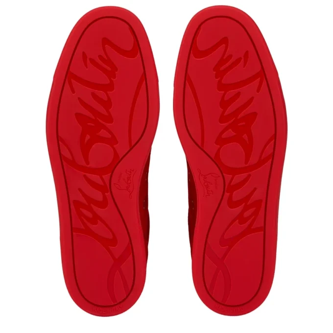 Louis Junior Spikes – Sneakers – Pelle di vitello scamosciata e borchie – Loubi – Uomo