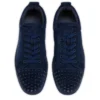 Louis Junior Spikes – Sneakers – Pelle di vitello scamosciata e borchie – Zaffiro – Uomo
