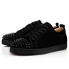 Louis Junior Spikes – Sneakers – Pelle di vitello scamosciata – Nero – Uomo