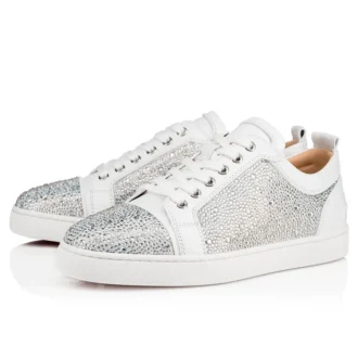 Louis Junior Strass – Sneakers basse – Camoscio e strass – Argento – Uomo Louis Junior Strass – Sneakers basse – Camoscio e strass – Argento – Uomo