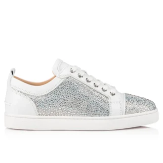 Louis Junior Strass – Sneakers basse – Camoscio e strass – Argento – Uomo Louis Junior Strass – Sneakers basse – Camoscio e strass – Argento – Uomo