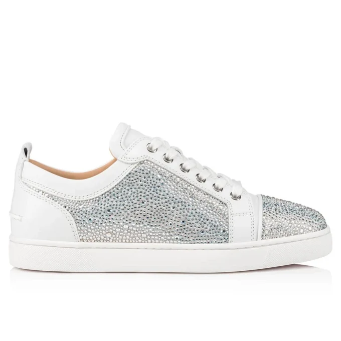 Louis Junior Strass – Sneakers basse – Camoscio e strass – Argento – Uomo Louis Junior Strass – Sneakers basse – Camoscio e strass – Argento – Uomo