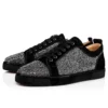 Louis Junior Strass – Sneakers – Pelle di vitello scamosciata e strass – Nero – Uomo