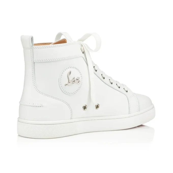 Louis – Sneakers alte – Pelle di vitello – Bianco – Uomo Louis – Sneakers alte – Pelle di vitello – Bianco – Uomo
