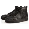 Louis – Sneakers alte – Pelle di vitello e borchie – Nero – Uomo Louis – Sneakers alte – Pelle di vitello e borchie – Nero – Uomo