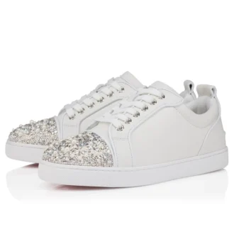 louise junior perla sneakers raso crepe pelle di vitello e perle bianco donna 1 330x330 - Louise Junior Perla - Sneakers - Raso crepe, pelle di vitello e perle - Bianco - Donna
