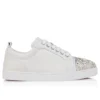 Louise Junior Perla – Sneakers – Raso crepe, pelle di vitello e perle – Bianco – Donna Louise Junior Perla – Sneakers – Raso crepe, pelle di vitello e perle – Bianco – Donna