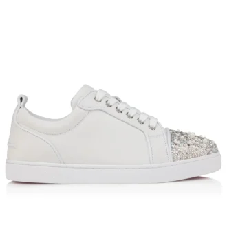 louise junior perla sneakers raso crepe pelle di vitello e perle bianco donna 2 330x330 - Louise Junior Perla - Sneakers - Raso crepe, pelle di vitello e perle - Bianco - Donna