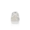 Louiseperla – Sneakers – Raso crepe, pelle di vitello, strass e perle – Bianco – Donna