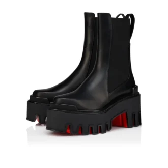 Marcharcroche Dune Maxx – Stivali da 80 mm – Pelle di vitello cerata – Nero – Donna