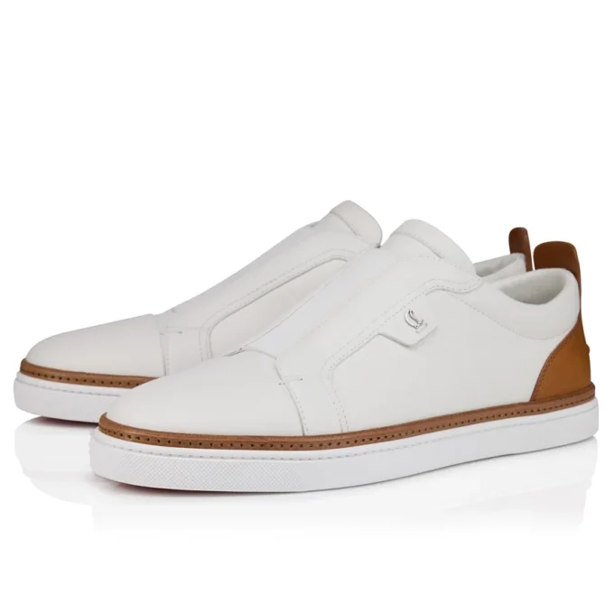 Marcontonio – Sneakers – Pelle di vitello – Bianco – Uomo
