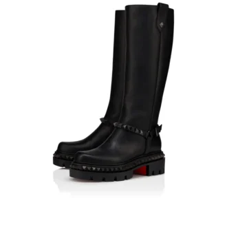 Marinetta Pyraclou – Stivali – Pelle di vitello cerata – Nero – Donna