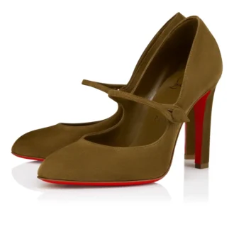 Mary Fannylove – Décolleté 100 mm – Veau Velours – Bronzo – Donna Mary Fannylove – Décolleté 100 mm – Veau Velours – Bronzo – Donna