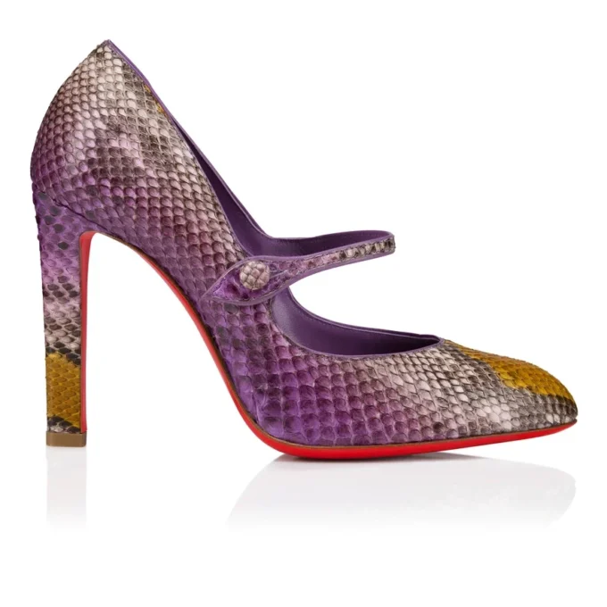 Mary Fannylove – Mary Jane da 100 mm – Pelle di pitone sfumato – Giallo Rhapsody – Donna Mary Fannylove – Mary Jane da 100 mm – Pelle di pitone sfumato – Giallo Rhapsody – Donna