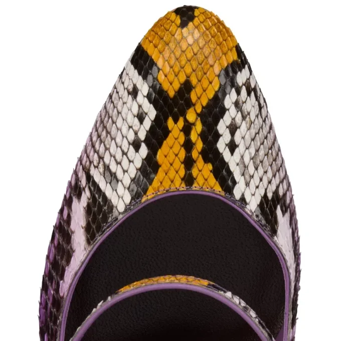 Mary Fannylove – Mary Jane da 100 mm – Pelle di pitone sfumato – Giallo Rhapsody – Donna Mary Fannylove – Mary Jane da 100 mm – Pelle di pitone sfumato – Giallo Rhapsody – Donna