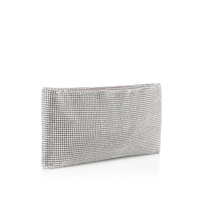 Maykimay – Pochette – Rete e strass – Argento Maykimay – Pochette – Rete e strass – Argento