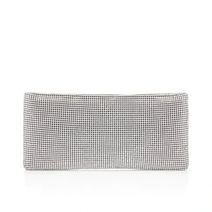 Maykimay – Pochette – Rete e strass – Argento Maykimay – Pochette – Rete e strass – Argento