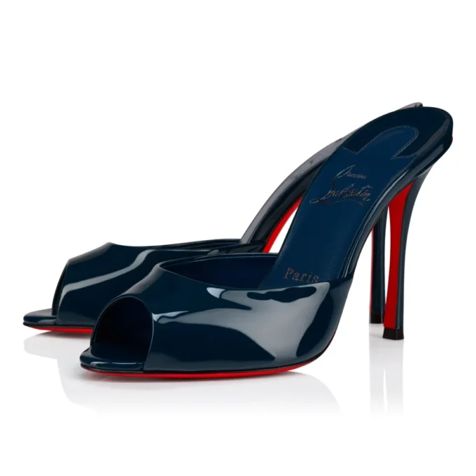 Me Dolly – Mules da 100 mm – Pelle di vitello verniciata – Last Night – Donna