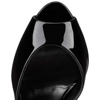 Me Dolly – Mules da 100 mm – Pelle di vitello verniciata – Nero – Donna