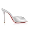 Me Dolly – Mules da 100 mm – Pelle nappa – Argento – Donna Me Dolly – Mules da 100 mm – Pelle nappa – Argento – Donna