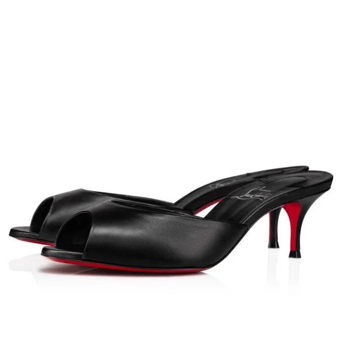 Me Dolly – Mules da 55 mm – Pelle nappa di agnello – Nero – Donna Me Dolly – Mules da 55 mm – Pelle nappa di agnello – Nero – Donna