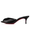 Me Dolly – Mules da 55 mm – Pelle nappa di agnello – Nero – Donna Me Dolly – Mules da 55 mm – Pelle nappa di agnello – Nero – Donna