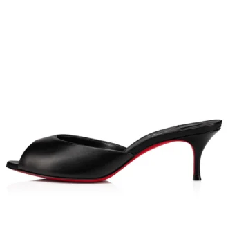 Me Dolly – Mules da 55 mm – Pelle nappa di agnello – Nero – Donna