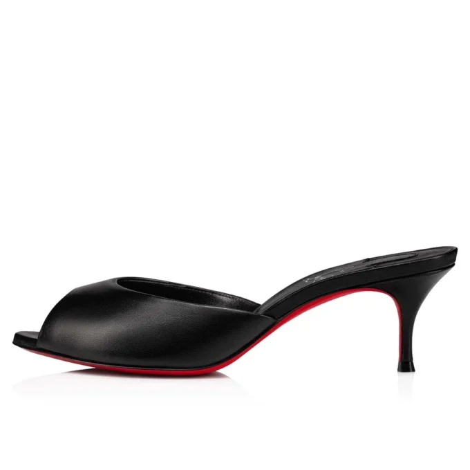 Me Dolly – Mules da 55 mm – Pelle nappa di agnello – Nero – Donna Me Dolly – Mules da 55 mm – Pelle nappa di agnello – Nero – Donna