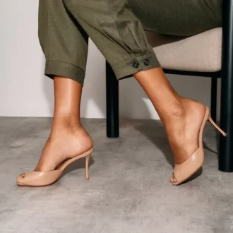 Me Dolly – Mules da 85 mm – Pelle nappa – Blush – Donna Me Dolly – Mules da 85 mm – Pelle nappa – Blush – Donna