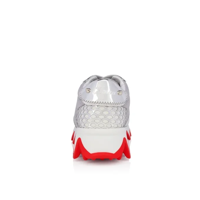 Mini Shark – Sneakers da corsa – Pelle di vitello – Argento – Bambini Mini Shark – Sneakers da corsa – Pelle di vitello – Argento – Bambini