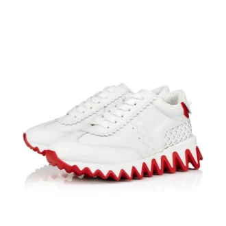 Mini Shark – Sneakers – Pelle di vitello – Bianco – Bambini