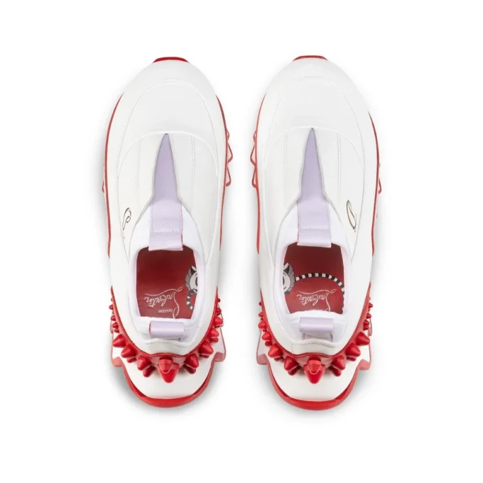 Mini Sharkyloub – Sneakers da corsa – Pelle di vitello e neoprene – Bianco – Bambini Mini Sharkyloub – Sneakers da corsa – Pelle di vitello e neoprene – Bianco – Bambini
