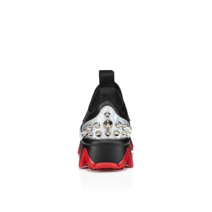 Mini Sharkyloub – Sneakers da corsa – Pelle di vitello e neoprene – Nero – Bambini Mini Sharkyloub – Sneakers da corsa – Pelle di vitello e neoprene – Nero – Bambini