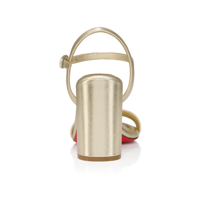 Miss Jane – Sandali da 85 mm – Pelle di vitello laminata – Platine – Donna Miss Jane – Sandali da 85 mm – Pelle di vitello laminata – Platine – Donna
