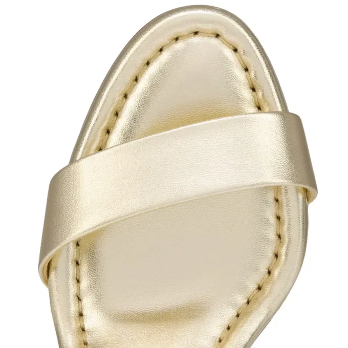 Miss Jane – Sandali da 85 mm – Pelle di vitello laminata – Platine – Donna Miss Jane – Sandali da 85 mm – Pelle di vitello laminata – Platine – Donna