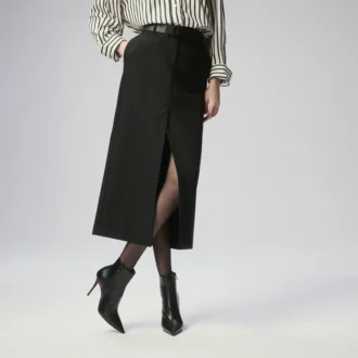 Miss Z Booty – Stivali da 100 mm – Pelle di vitello – Nero – Donna