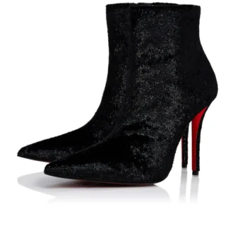 Miss Z Booty – Stivali da 100 mm – Velluto – Nero – Donna