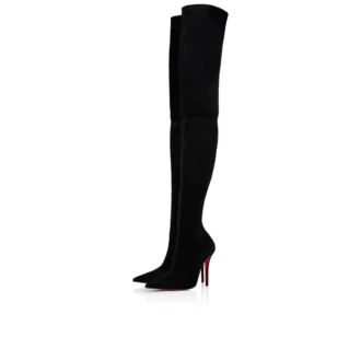 Miss Z Botta Alta – Stivali da 100 mm – Velours di vitello – Nero – Donna Miss Z Botta Alta – Stivali da 100 mm – Velours di vitello – Nero – Donna