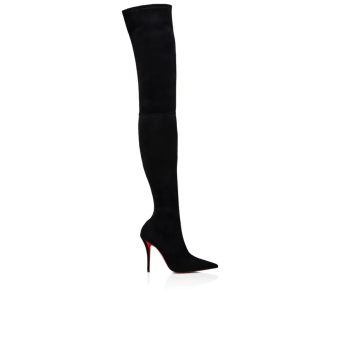 Miss Z Botta Alta – Stivali da 100 mm – Velours di vitello – Nero – Donna Miss Z Botta Alta – Stivali da 100 mm – Velours di vitello – Nero – Donna