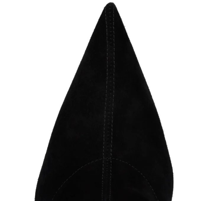 Miss Z Botta Alta – Stivali da 100 mm – Velours di vitello – Nero – Donna Miss Z Botta Alta – Stivali da 100 mm – Velours di vitello – Nero – Donna