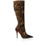 Miss Z Botta – Stivali da 100 mm – Pelle di vitello pelosa stampata “Bengali” – Marrone – Donna Miss Z Botta – Stivali da 100 mm – Pelle di vitello pelosa stampata “Bengali” – Marrone – Donna